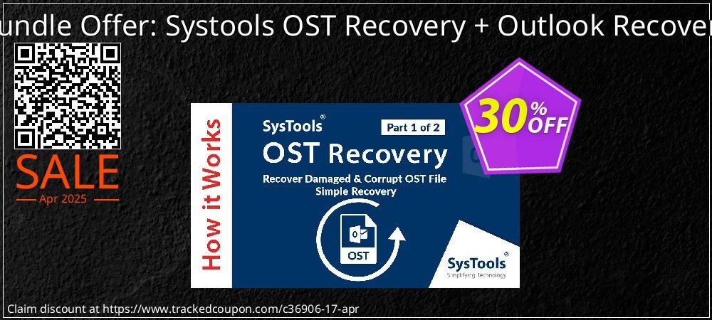 Bundle Offer: Systools OST Recovery + Outlook Recovery coupon on Working Day promotions