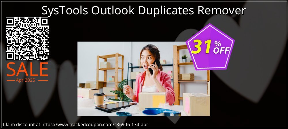 SysTools Outlook Duplicates Remover coupon on Tell a Lie Day offer