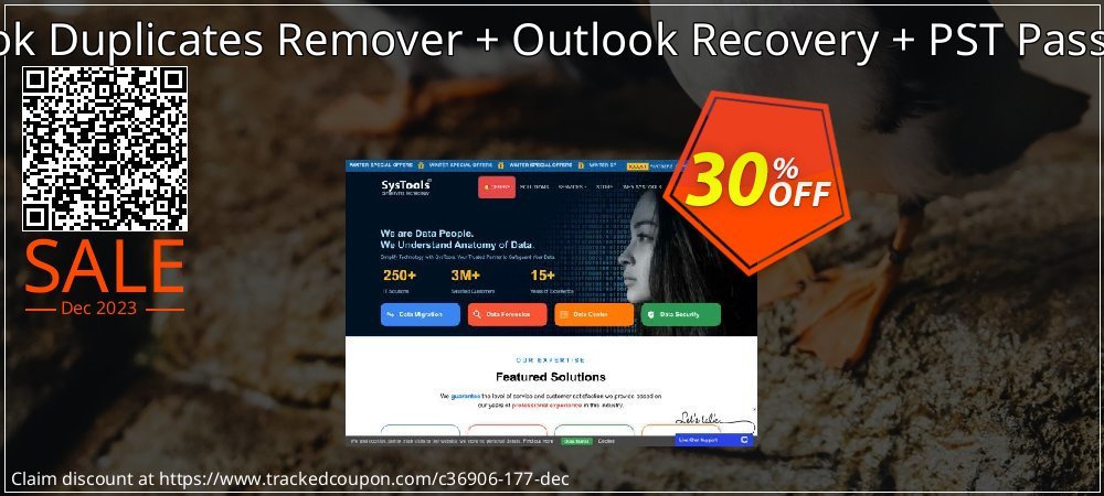 Systools Outlook Duplicates Remover + Outlook Recovery + PST Password Remover coupon on April Fools' Day offering sales