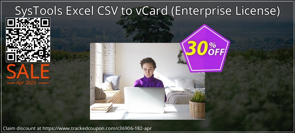 SysTools Excel CSV to vCard - Enterprise License  coupon on April Fools' Day deals