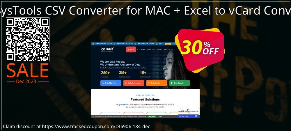 Bundle Offer - SysTools CSV Converter for MAC + Excel to vCard Converter - Business  coupon on Tell a Lie Day discount