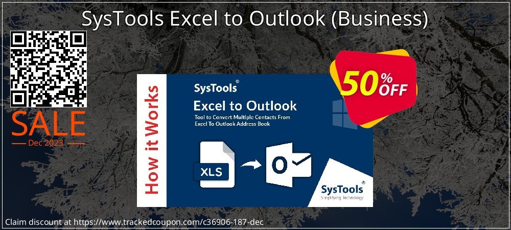 SysTools Excel to Outlook - Business  coupon on April Fools' Day super sale
