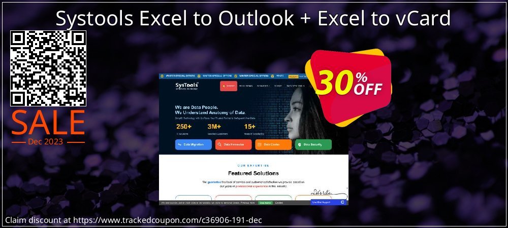 Systools Excel to Outlook + Excel to vCard coupon on World Party Day deals