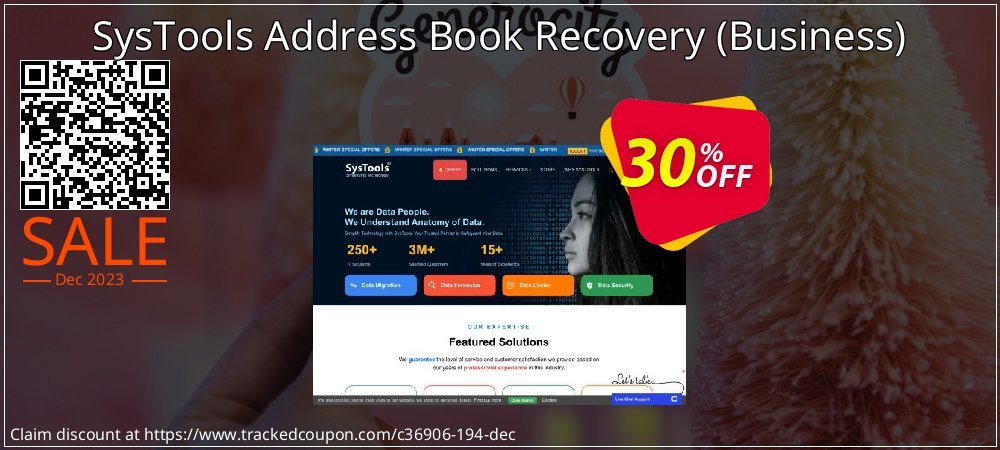 SysTools Address Book Recovery - Business  coupon on Tell a Lie Day offering discount