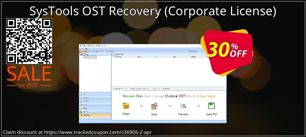 SysTools OST Recovery - Corporate License  coupon on Working Day offer