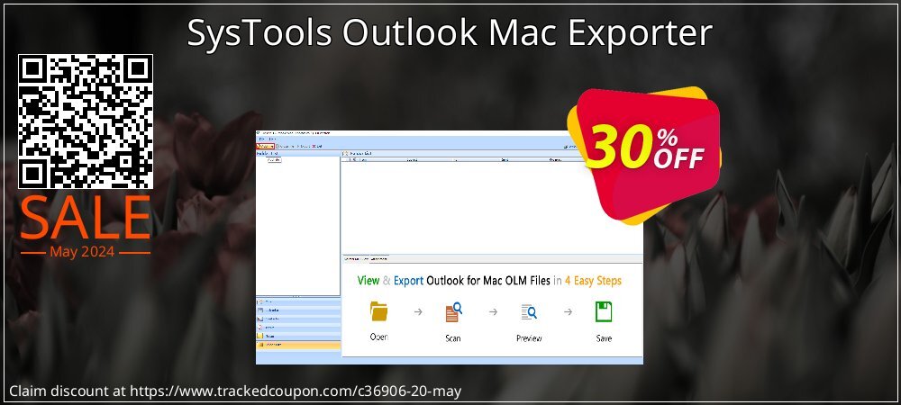 SysTools Outlook Mac Exporter coupon on Mother's Day offer