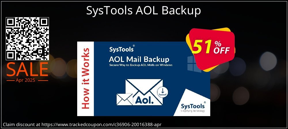 SysTools AOL Backup coupon on Easter Day sales