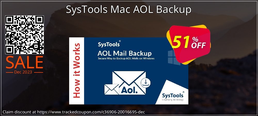 SysTools Mac AOL Backup coupon on National Walking Day deals