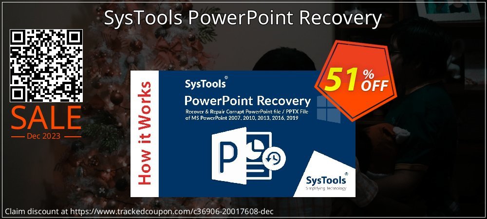 SysTools PowerPoint Recovery coupon on Virtual Vacation Day offering discount