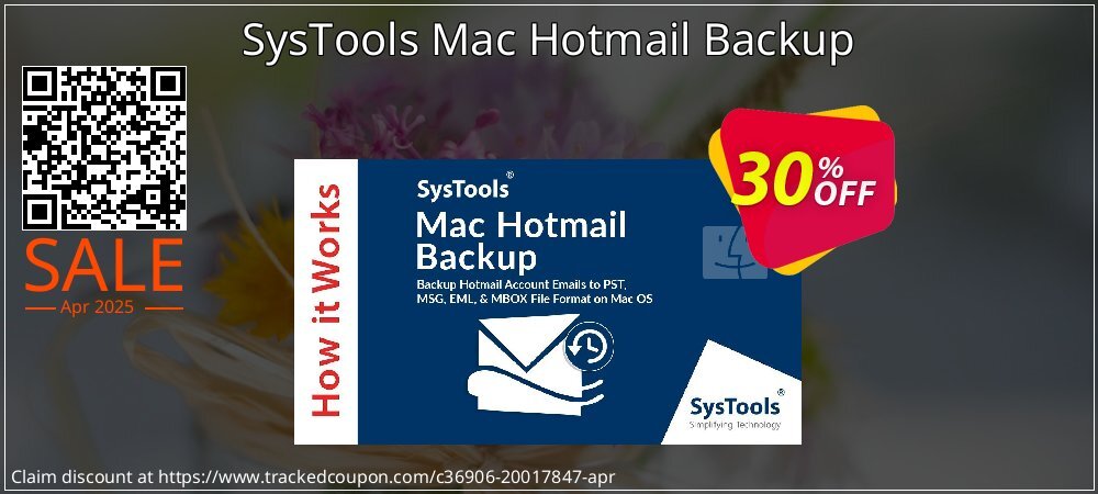 SysTools Mac Hotmail Backup coupon on April Fools' Day deals