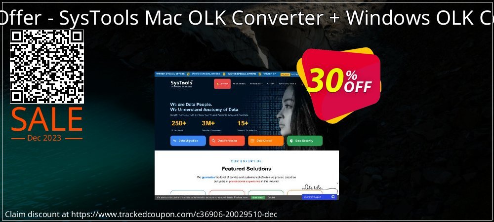 Bundle Offer - SysTools Mac OLK Converter + Windows OLK Converter coupon on National Walking Day sales