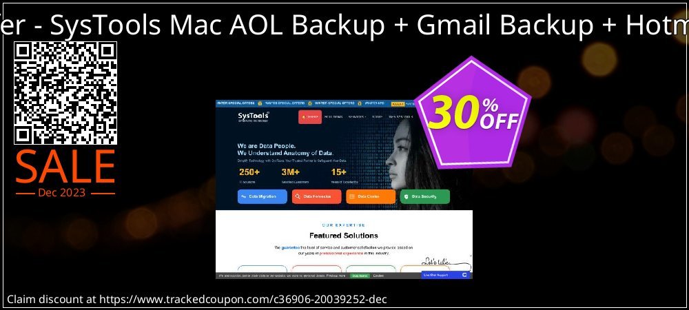 Bundle Offer - SysTools Mac AOL Backup + Gmail Backup + Hotmail Backup coupon on April Fools Day discount