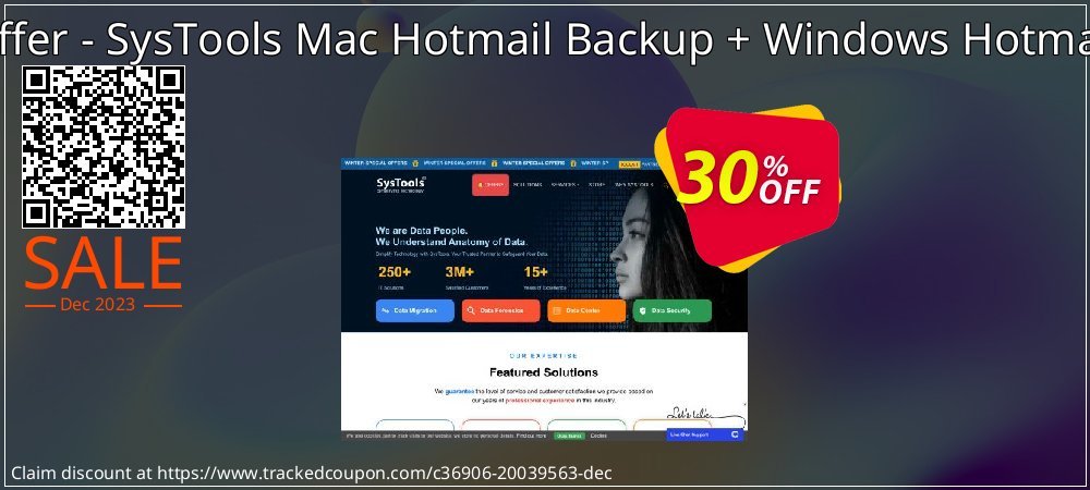 Bundle Offer - SysTools Mac Hotmail Backup + Windows Hotmail Backup coupon on Easter Day sales