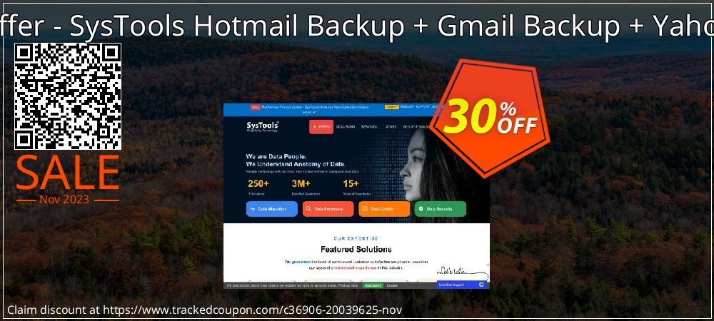 Bundle Offer - SysTools Hotmail Backup + Gmail Backup + Yahoo backup coupon on World Backup Day discounts