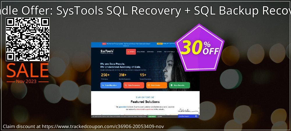Bundle Offer: SysTools SQL Recovery + SQL Backup Recovery coupon on Tell a Lie Day offering discount