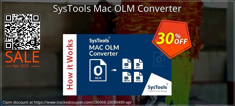 SysTools Mac OLM Converter coupon on Tell a Lie Day offering discount