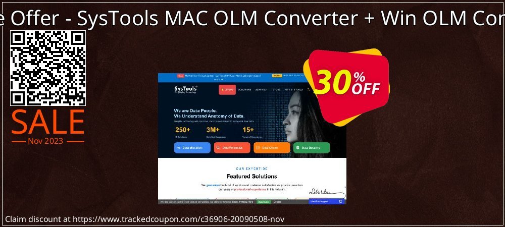 Bundle Offer - SysTools MAC OLM Converter + Win OLM Converter coupon on Easter Day offering sales