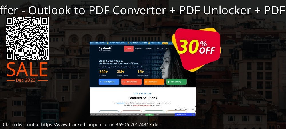 Bundle Offer - Outlook to PDF Converter + PDF Unlocker + PDF Recovery coupon on April Fools' Day deals