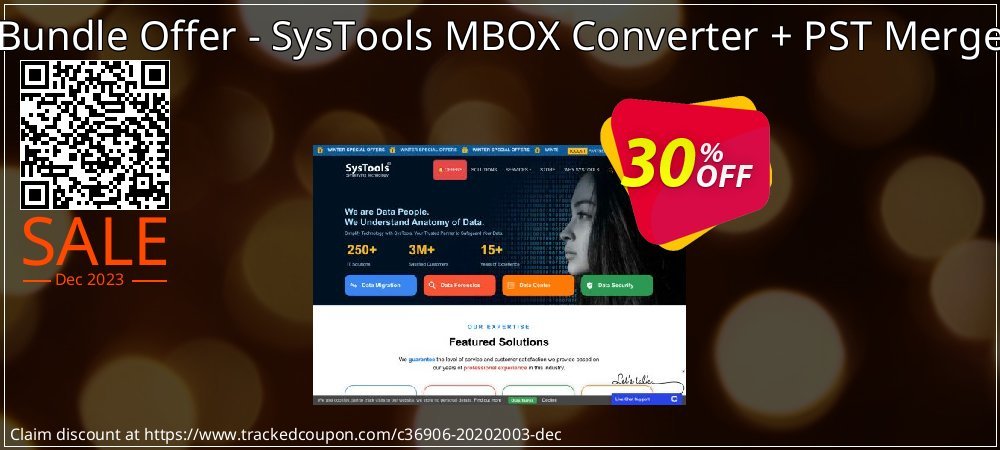 Bundle Offer - SysTools MBOX Converter + PST Merge coupon on Virtual Vacation Day discounts