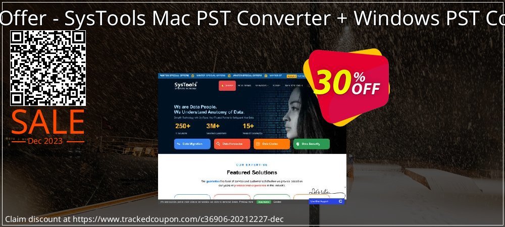 Bundle Offer - SysTools Mac PST Converter + Windows PST Converter coupon on Working Day sales
