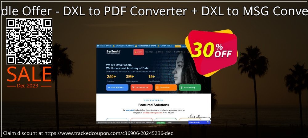 Bundle Offer - DXL to PDF Converter + DXL to MSG Converter coupon on World Party Day offering sales