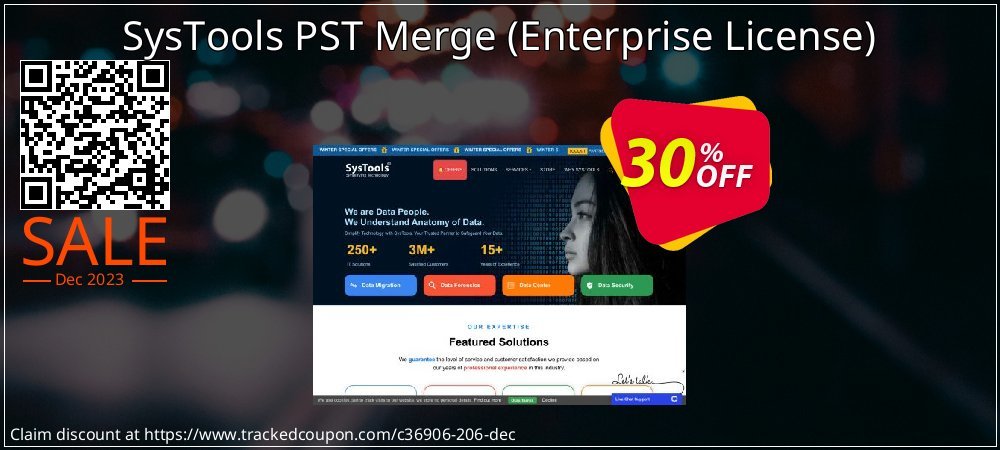SysTools PST Merge - Enterprise License  coupon on World Party Day discounts