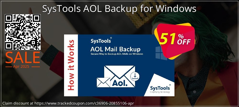 SysTools AOL Backup for Windows coupon on World Party Day promotions