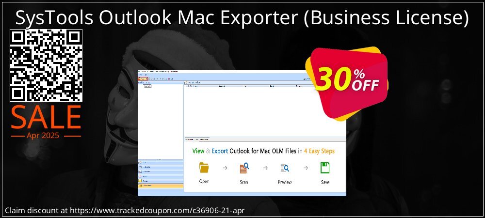 SysTools Outlook Mac Exporter - Business License  coupon on World Party Day offer