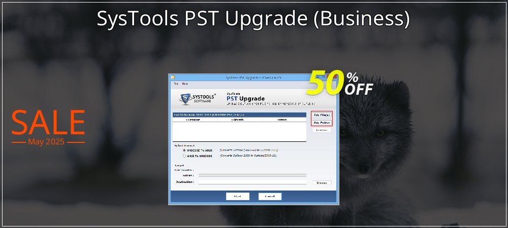 SysTools PST Upgrade - Business  coupon on Palm Sunday offer