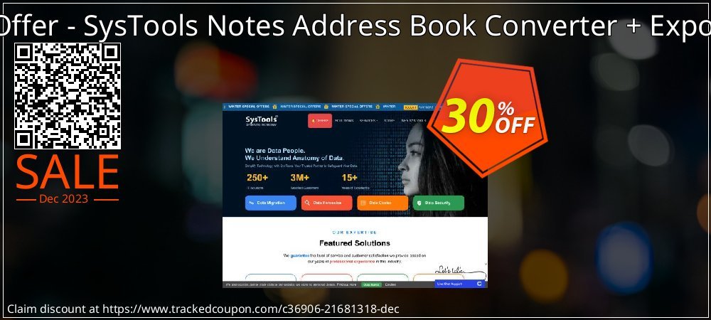 Bundle Offer - SysTools Notes Address Book Converter + Export Notes coupon on Easter Day offer