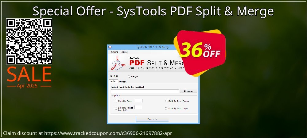 Special Offer - SysTools PDF Split & Merge coupon on Working Day discounts