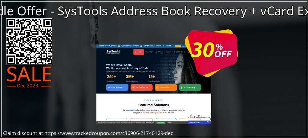 Bundle Offer - SysTools Address Book Recovery + vCard Export coupon on Tell a Lie Day discounts