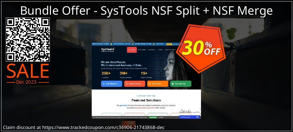 Bundle Offer - SysTools NSF Split + NSF Merge coupon on Easter Day offer