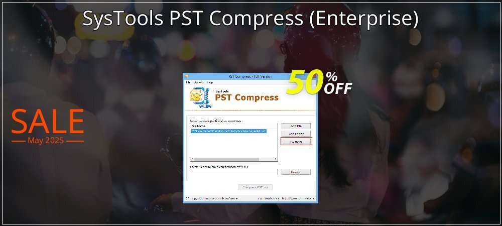 SysTools PST Compress - Enterprise  coupon on Easter Day deals