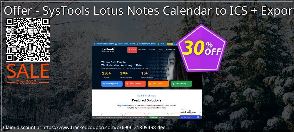 Bundle Offer - SysTools Lotus Notes Calendar to ICS + Export Notes coupon on Easter Day offering discount