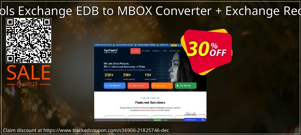 SysTools Exchange EDB to MBOX Converter + Exchange Recovery coupon on World Party Day discounts