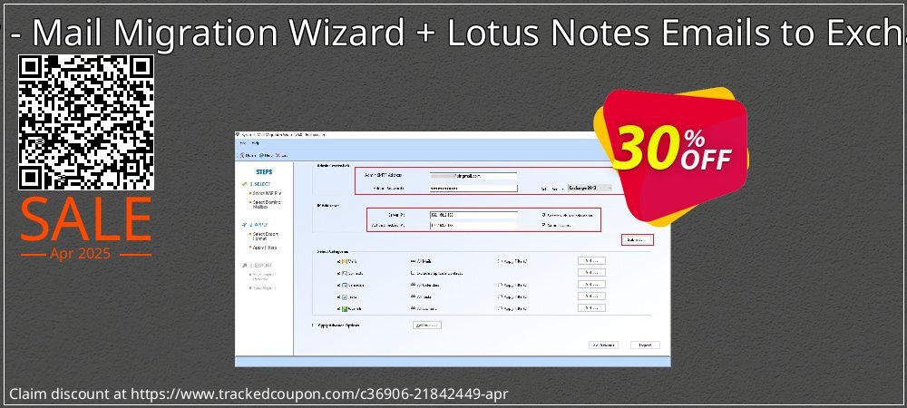 Bundle Offer - Mail Migration Wizard + Lotus Notes Emails to Exchange Archive coupon on World Password Day discounts
