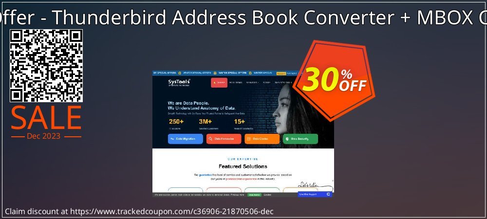 Bundle Offer - Thunderbird Address Book Converter + MBOX Converter coupon on World Party Day deals