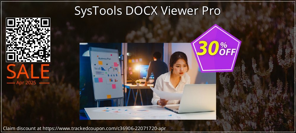 SysTools DOCX Viewer Pro coupon on National Walking Day offer