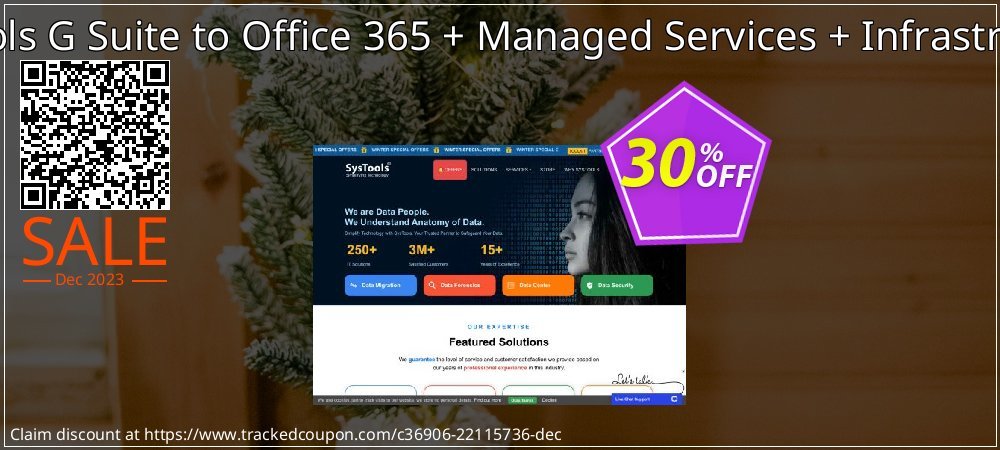 SysTools G Suite to Office 365 + Managed Services + Infrastructure coupon on World Party Day promotions