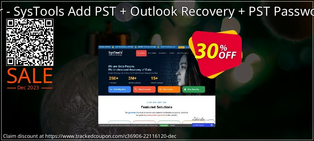 Bundle Offer - SysTools Add PST + Outlook Recovery + PST Password Remover coupon on National Walking Day offering sales