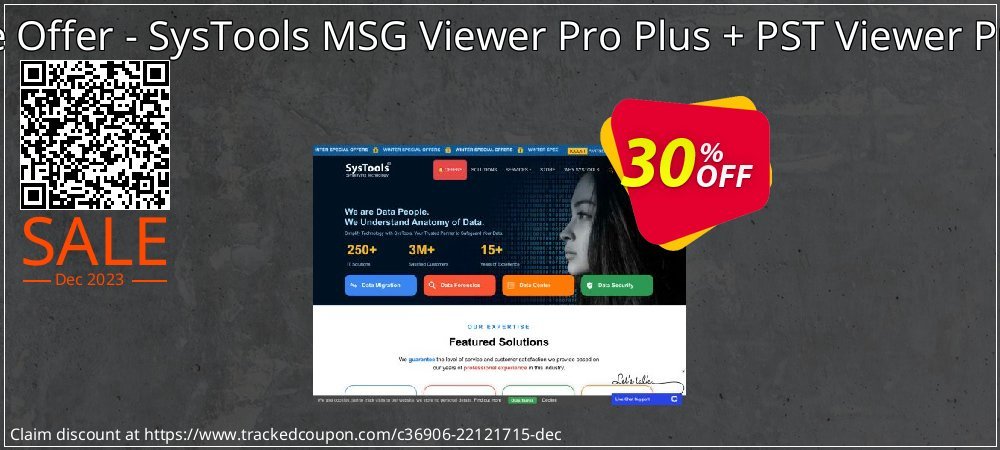 Bundle Offer - SysTools MSG Viewer Pro Plus + PST Viewer Pro Plus coupon on National Walking Day offer