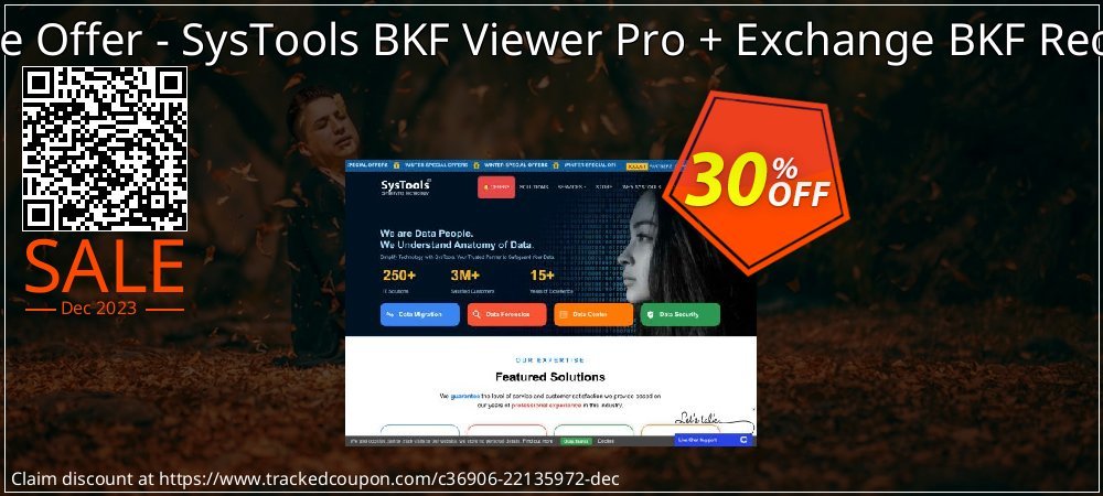 Bundle Offer - SysTools BKF Viewer Pro + Exchange BKF Recovery coupon on April Fools' Day discount