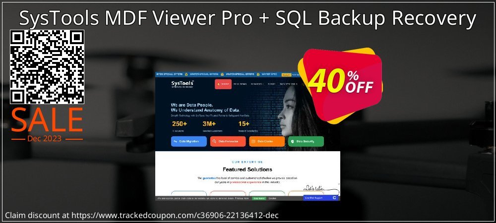 SysTools MDF Viewer Pro + SQL Backup Recovery coupon on April Fools' Day offer