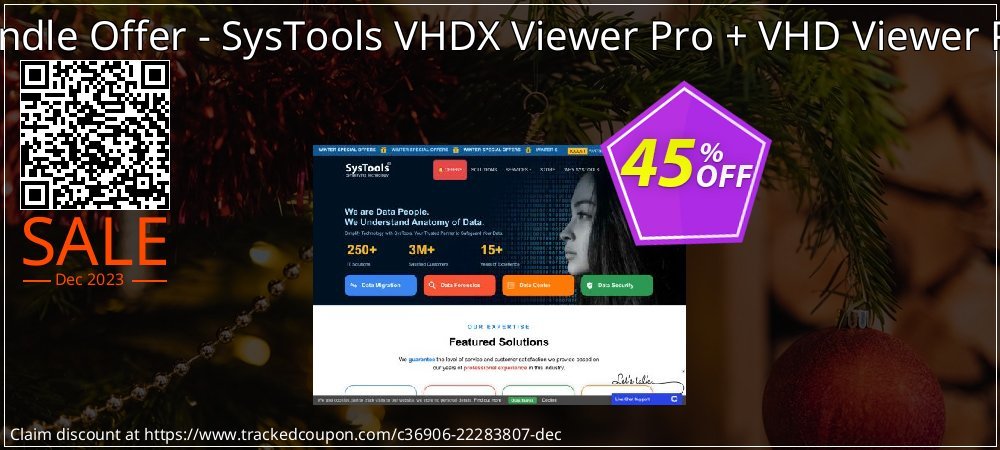 Bundle Offer - SysTools VHDX Viewer Pro + VHD Viewer Pro coupon on April Fools' Day offering discount