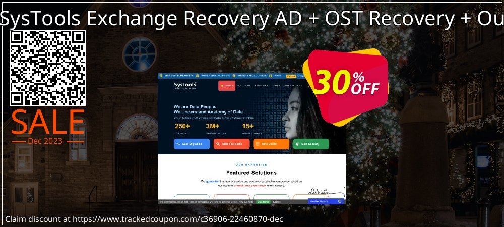 Bundle Offer - SysTools Exchange Recovery AD + OST Recovery + Outlook Recovery coupon on National Walking Day deals