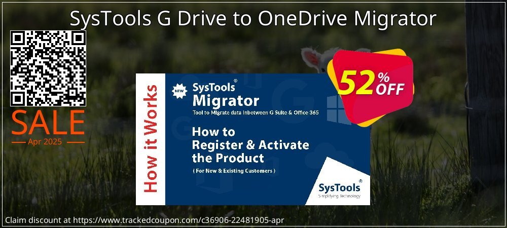 SysTools G Drive to OneDrive Migrator coupon on World Backup Day offer