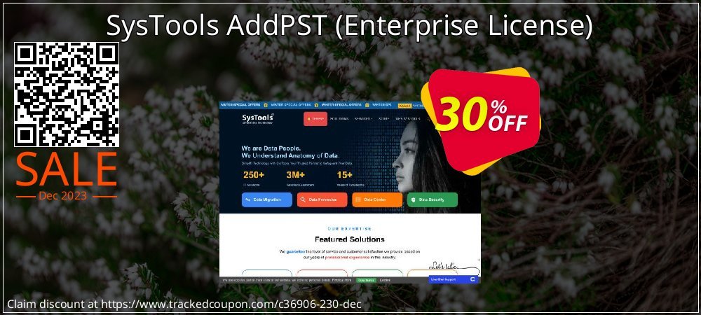 SysTools AddPST - Enterprise License  coupon on National Walking Day offering discount