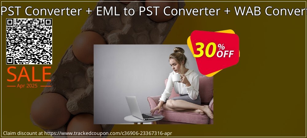 Special Bundle Offer - DBX to PST Converter + EML to PST Converter + WAB Converter + Windows Mail Converter coupon on World Party Day discount