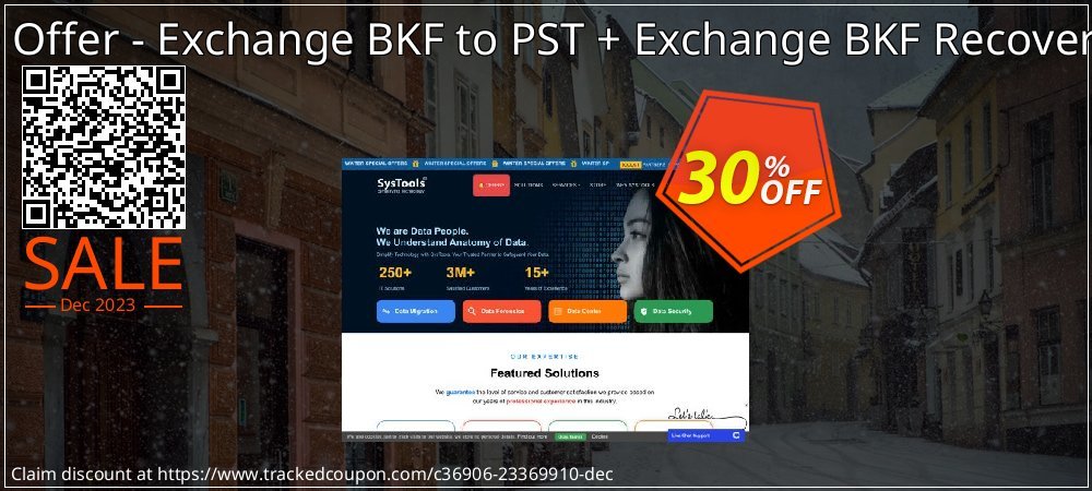 Special Bundle Offer - Exchange BKF to PST + Exchange BKF Recovery + BKF Repair coupon on World Backup Day offering discount